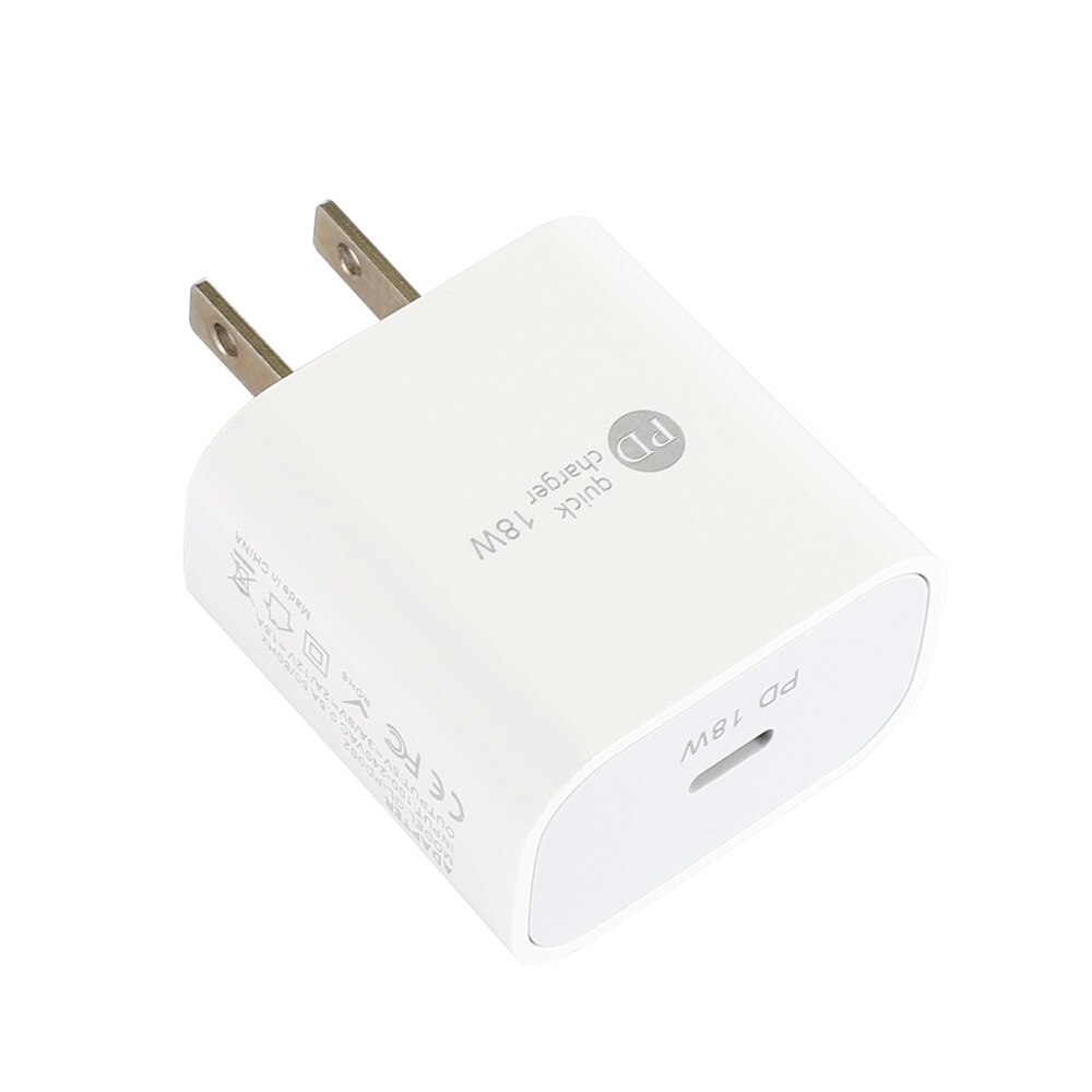 PD18W cargador de teléfono móvil 9V12V interfaz del tipo-c 18W de carga rápida de la cabeza de carga viajar rápido cargador para Apple IPhone12 ZT: US