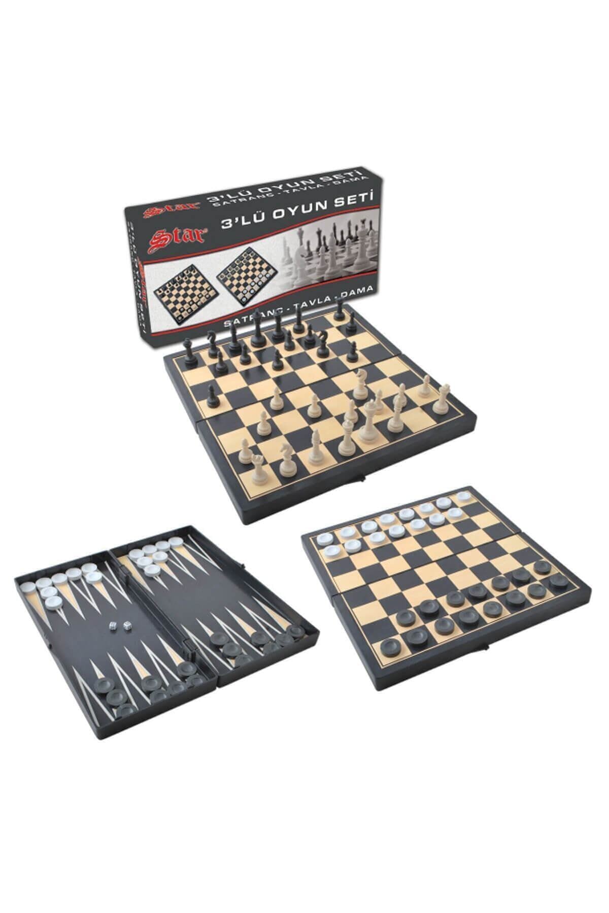 Pcs set Game Set Chess Checkers Backgammon – Grandado