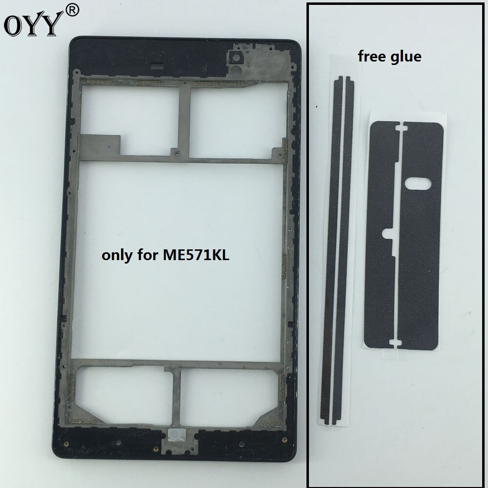 Cadre de support d&#39;écran tactile LCD, cadre avant, coque de remplacement, pour ASUS Nexus 7 2nd Gen ME571KL K11, version 3G