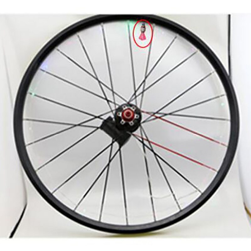 1 Pc Fiets Licht Mountainbike Fiets Verlichting Leds Ventieldopjes Wiel Spaken Led Licht