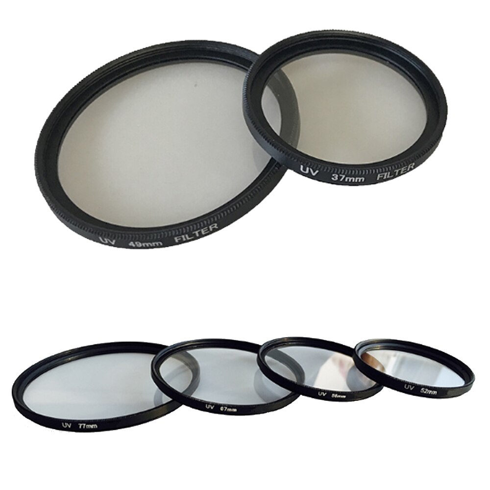 Uv filter ultraviolet filter kamera filter dslr kamera linse 37/49/52/55/58/62/67/72/77/82mm dslr kamera beskyttelse linse