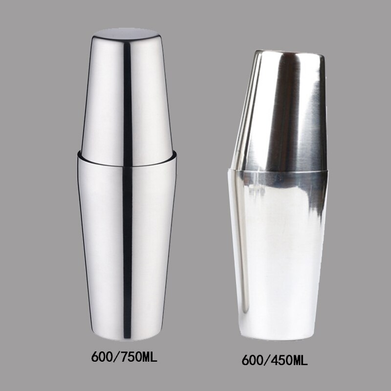 Boston cocktail shaker martini stål cocktail shaker mixer vin boston shaker til bartender drink party bar værktøjer