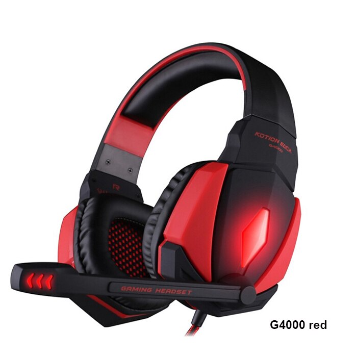 Kotion Elke G2000 G4000 Gaming Headsets Game Oortelefoon Headset Stereo Hoofdtelefoon Met Microfoon Voor Pc Gamer Met Doos