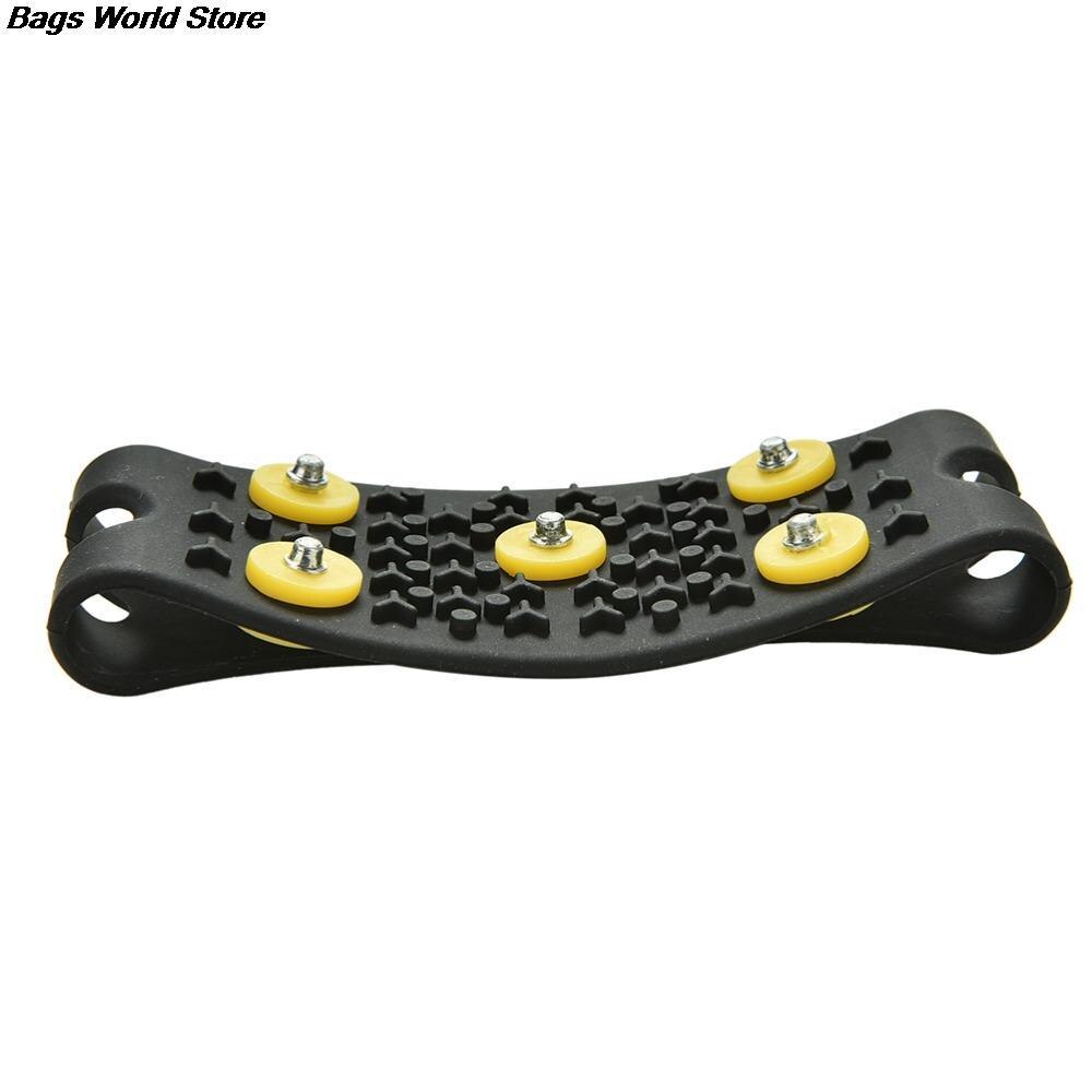 1 Paar 5 Studs Anti-Slip Sneeuw Ijs Klimmen Schoen Spikes Ice Grips Cleats Ijskrappen Winter Klimmen Antislip schoenen Cover
