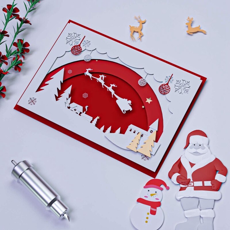 Cricut Explore – Kit de lames de remplacement, avec boîtier de lame, 30/45/60 degrés