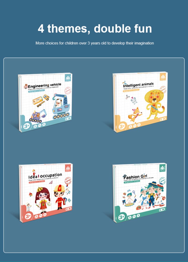 Kinderen Vroege Onderwijs Building Speelgoed Bakstenen Speelgoed 4 Soorten Puzzels Gekozen Ontwikkelen Baby Kennis Beste Verzonden Naar kids
