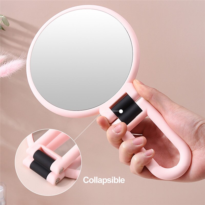 2/5/10/15X Magnifying Makeup Mirror Hand Mirror Portable Folding Makeup Vanity Mirror Double Sided Handheld Mirrors Makeup Tools