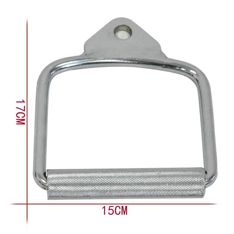 Gym handtag kabelmaskin lyft dragning träning antislip handtag fitness cross over handtag triceps träningsmaskin tillbehör: Grön