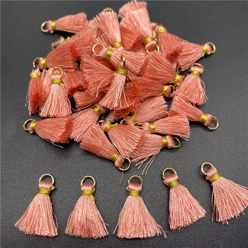 10Pcs Polyester Trim Fringe Tassel Naaien Gordijnen Accessoires Diy Sleutelhanger Mobiele Telefoon Riemen Hanger Kwasten Voor Sieraden Maken: Sky Blue