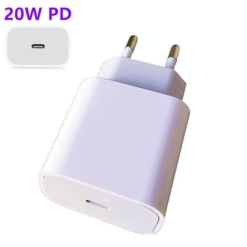 20W Usb C Lader 20W Voor Iphone 12 Pro Max Type C Pd 20W Snel Opladen Draagbare telefoon Oplader Voor Iphone 11 12 Mini Pro Max