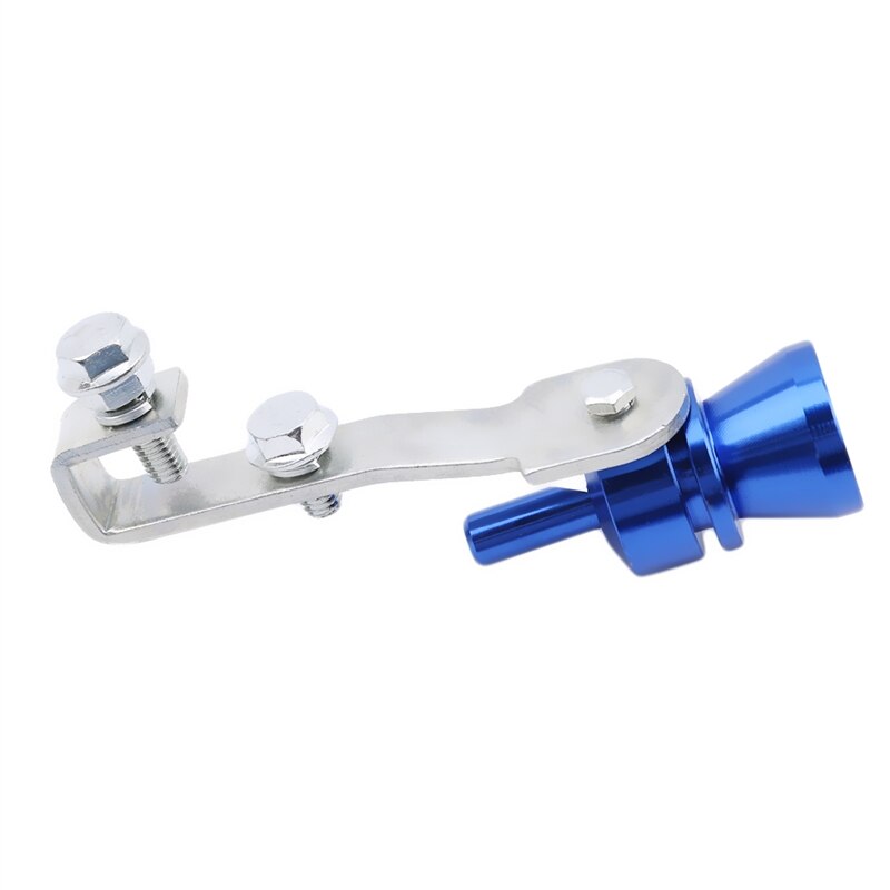 Universele Simulator Fluiter Uitlaat Nep Turbo Fluitje Pijp Geluid Uitlaat Blow Off Auto Styling Tunning: blue M
