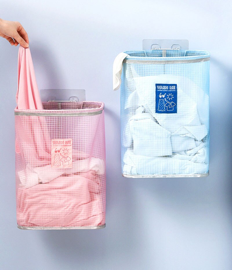 Cesto portabiancheria sporco appeso a parete cesto portabiancheria pieghevole per bagno cesto portabiancheria per bagno