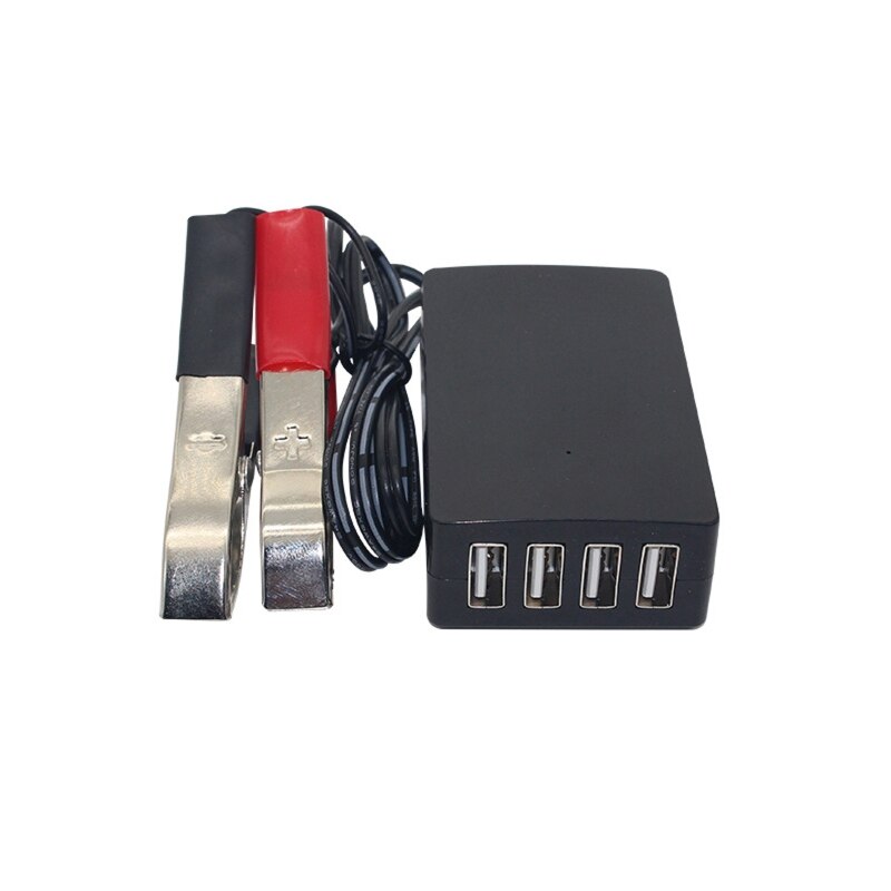 Gleichstromwandler mit batterieclip, 12v-24v to 5v usb-anschlüsse ,  qc3.0 schnellladegeräte, 85dd