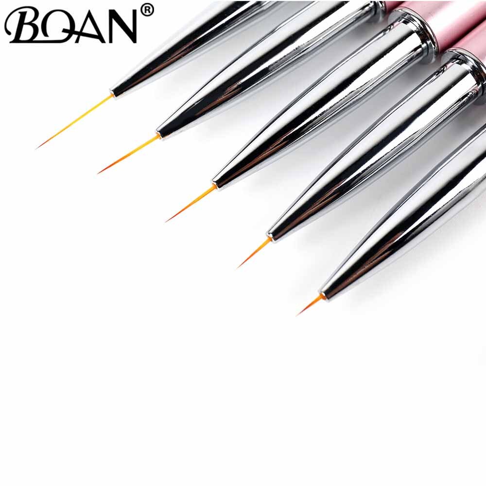 BQAN 7/9/11/12/15mm Nail Brush Line Brush Gel Brush Acrylic Art Brush Drawing Paintingg Pen Tools Manicure Nail Art Brush