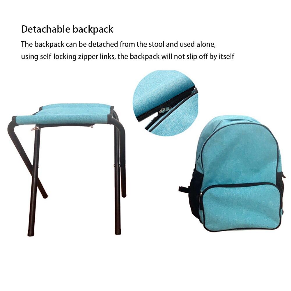 draussen Klappstuhl Tragbare Rucksack Stuhl Abnehmbare Camping Angeln Wandern Picknick Grill Ich bin Freien Sport Klappstuhl