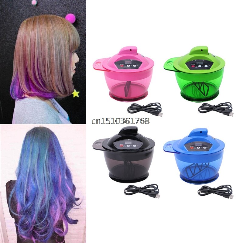 Electric Hair Coloring Bowl Automatic Mixer For Ha... Grandado