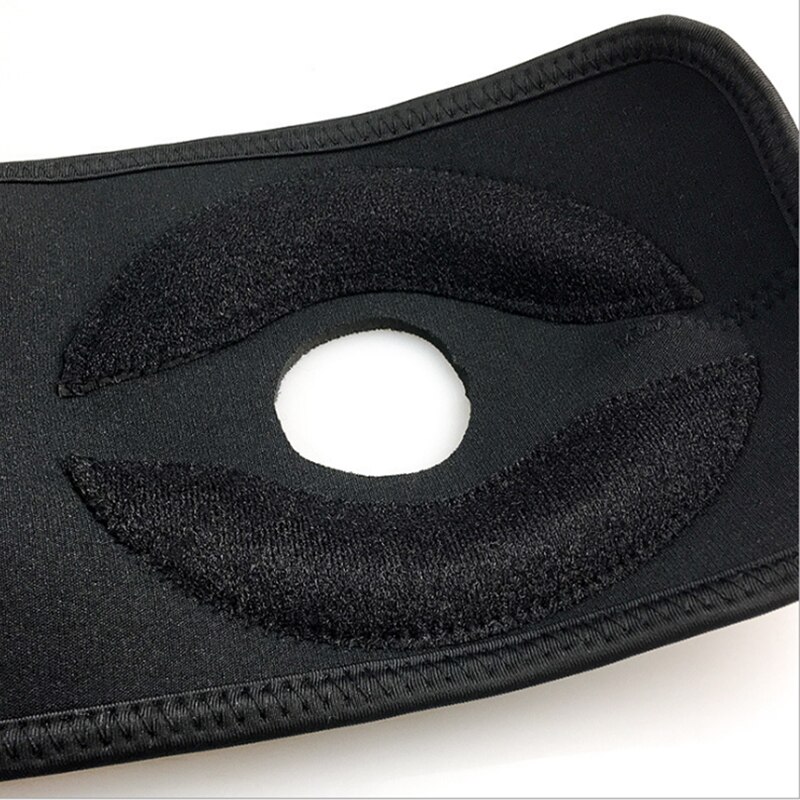 1 pc knæstøtter knæbeskyttere justerbar knærem patellar senebånd bøjle beskyttende puder sport safrty fit fitness løb
