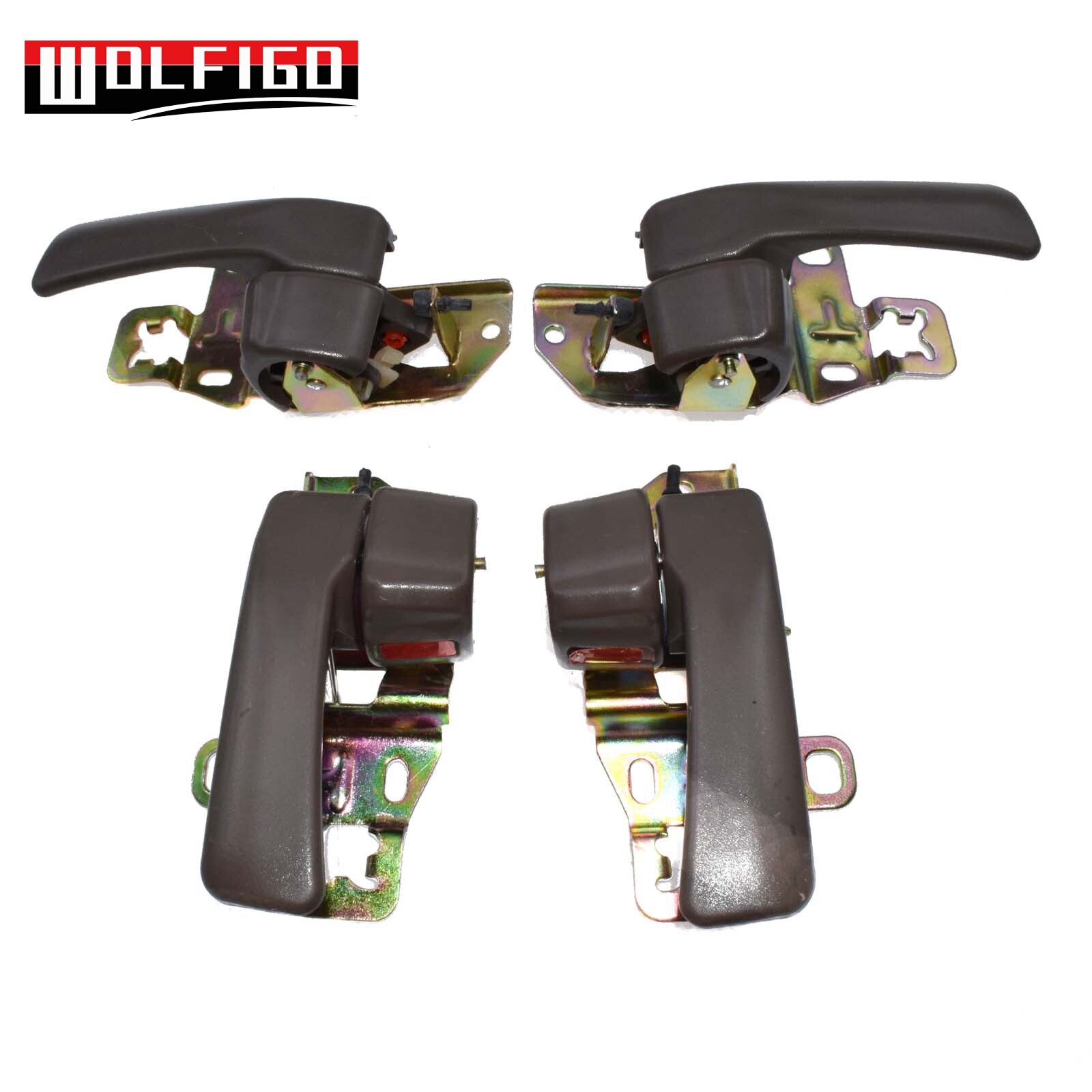 WOLFIGO brązowy wewnątrz wnętrze wewnętrzna strona drzwi uchwyty LH RH lewego prawego dla 92-96 Toyota Camry 6920532070,6925022030,6926022030 nowy