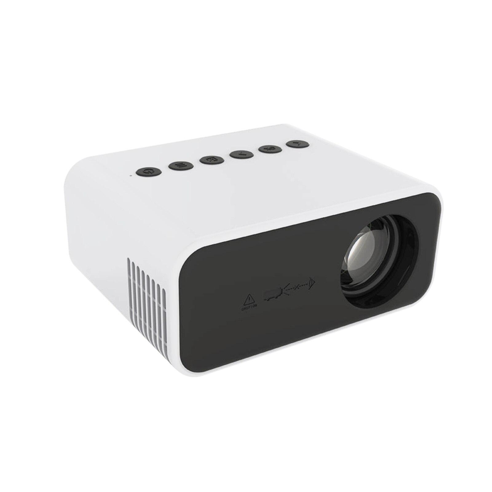 With LED Light Android Video Player Television Mini Projector WIFI Support Mobile Phone ABS Portable Audio AV USB Home Media