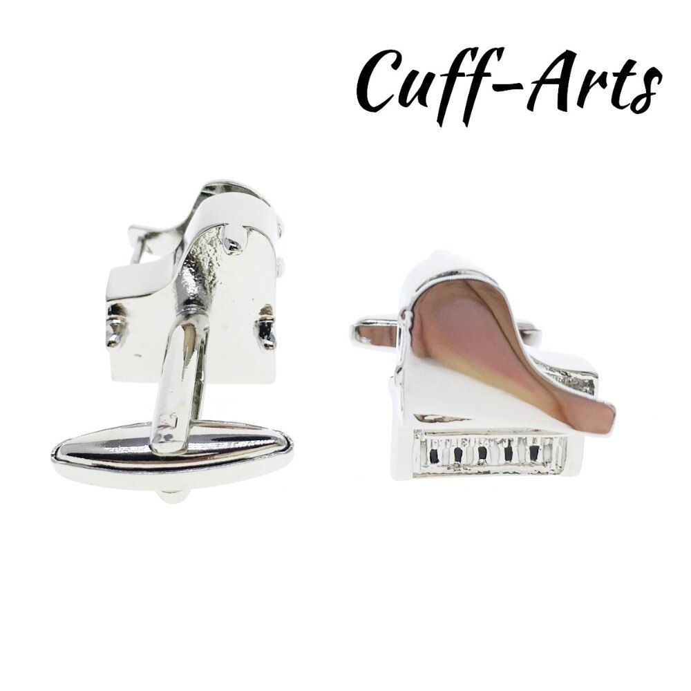 Abotoaduras para Mens Abotoaduras de Alta Qualidade Abotoaduras de Música de Piano Presentes para Homens Camisa Cuff links por Cuffarts C10196