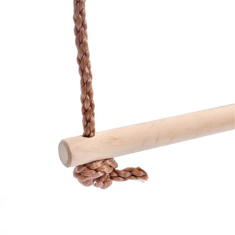 5 Wooden Rungs PE Rope Ladder Children Climbing Indoor Outdoor Garden Kids Sport Rope Swing Safe Fitness Climbing Ladder