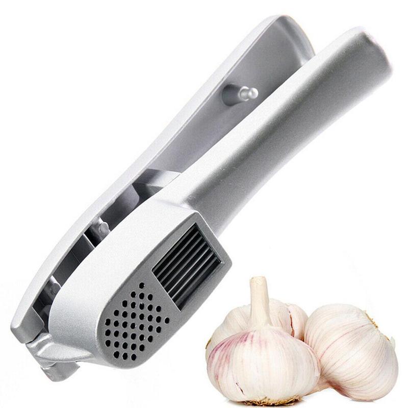 2 in 1 Manual Garlic Press Mincer Garlic Clasp Chopper Kitchen Crusher Grinding Garlic Grater Multifunctional Hand Slicer T K4D5