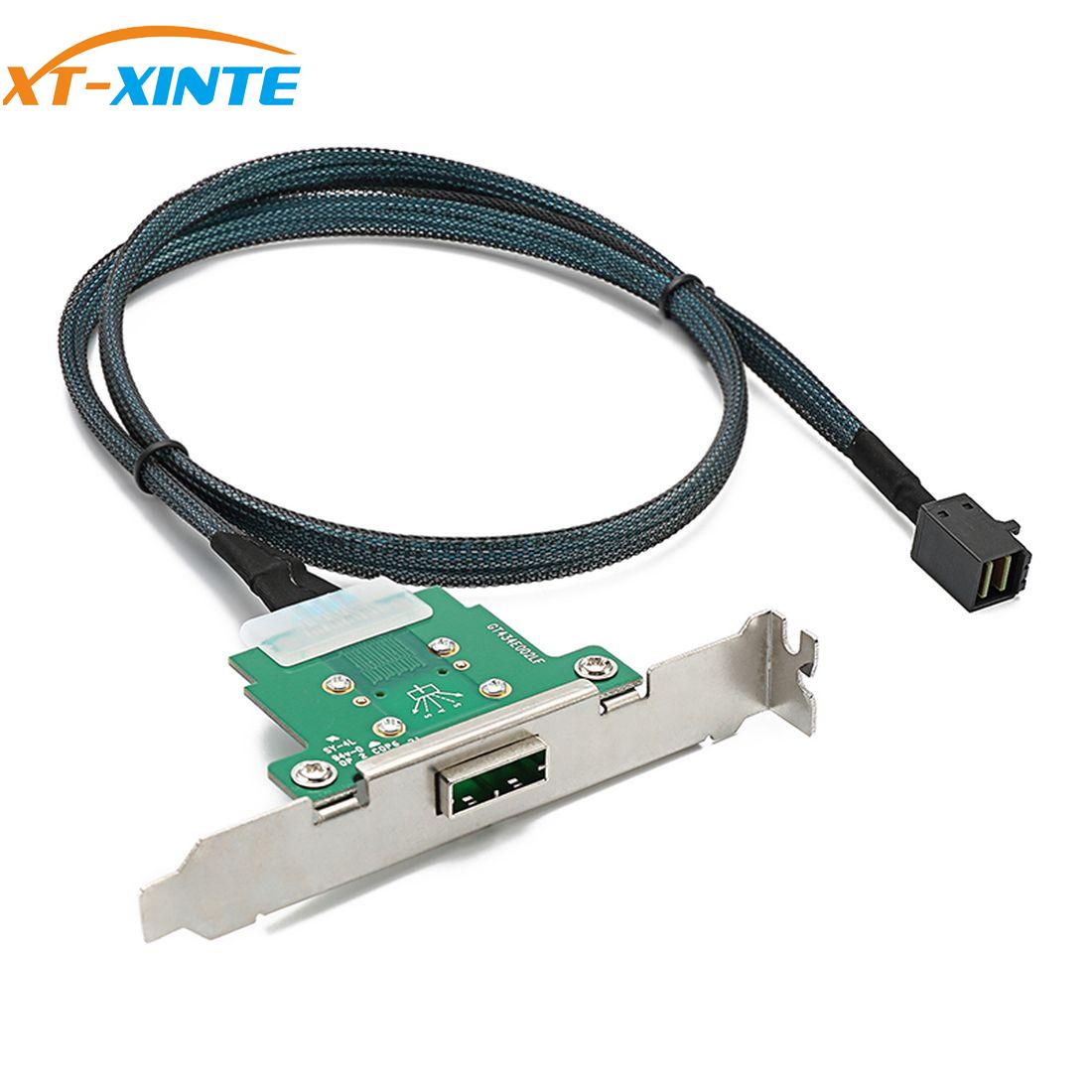 XT-XINTE MINI SAS Server Transmission Cable Sff-8088 Female To Sff-8643 Computer Hard Disk Server Base Station Data Cable 60cm