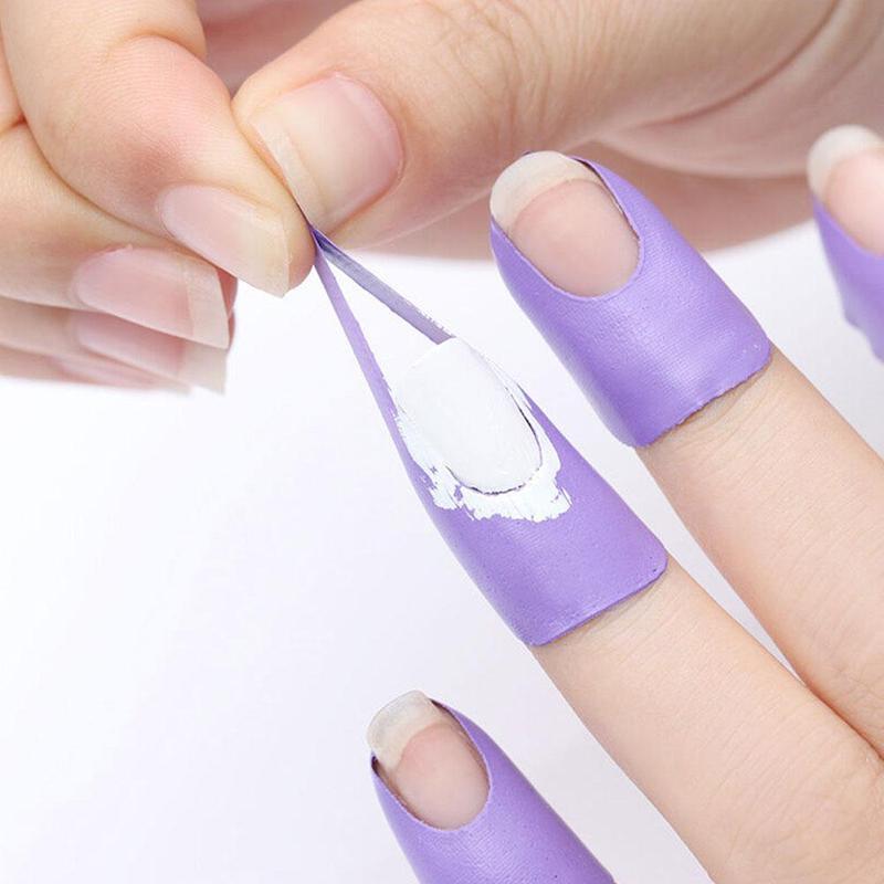 Nail Form Guide Sticker Nagellak Varnish Protector Cover Tool Manicure Spill-Proof Stickers Vinger T0N8