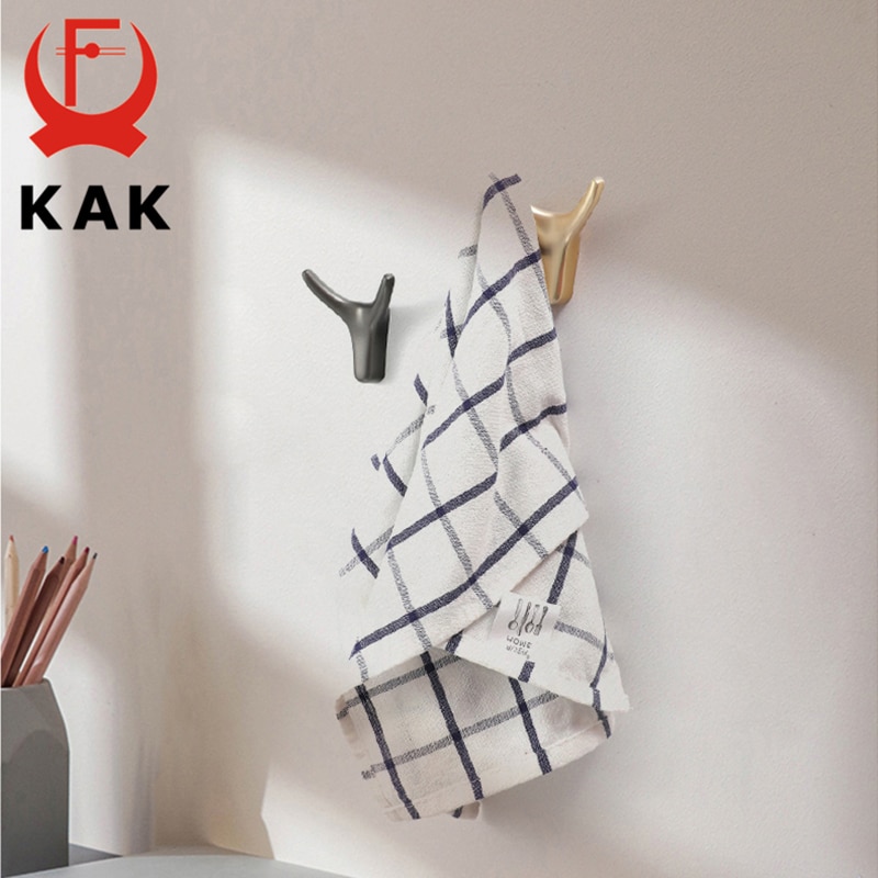 Kak Zinklegering Nordic Muur Haak Hanger Kleding Haak Jas Zak Hoed Opknoping Haken Badkamer Keuken Kledingrekken Met Schroeven