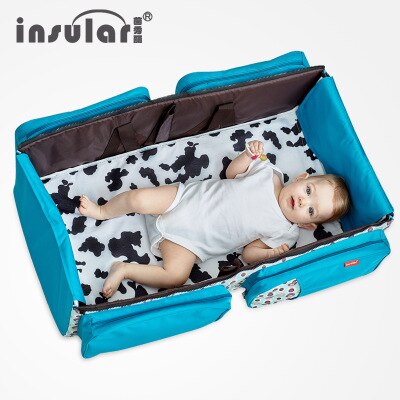 LOOZYKIT multifunctionele Draagbare Vouwen Baby Reizen Wieg Bed Twee Behulp Mummie Verpakking Zak Voor Pasgeborenen Buitenshuis Baby Carry cot