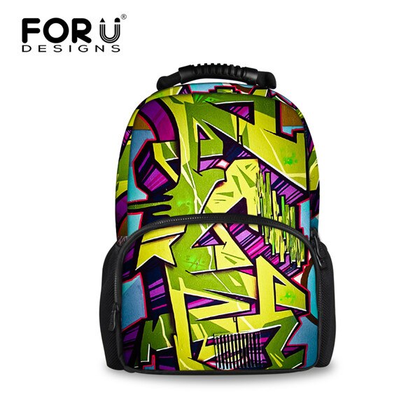 FORUDESIGNS 3D Graffiti del Modello delle Donne di Zaino Casual Spalla Zaini Per Le Ragazze Adolescenti Sacchetti del Computer Portatile di Viaggi Zaino Mochilas: W1306A