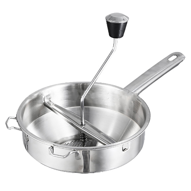 Moinho de alimentos multifuncional de aço inoxidável, moinho rotativo, filtro de vegetais, batata, tomate, moedor com discos de moagem: Default Title