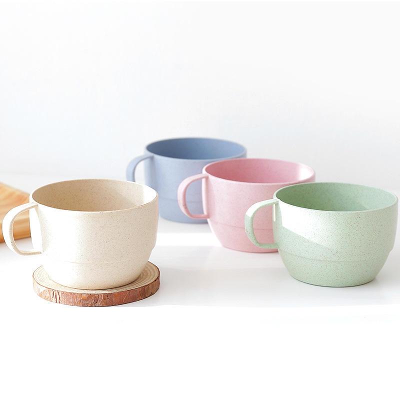 1pcs Small Cup Cups Degrees Rotated With Handle Trainning Feeding Safe Leakproof Infant Water