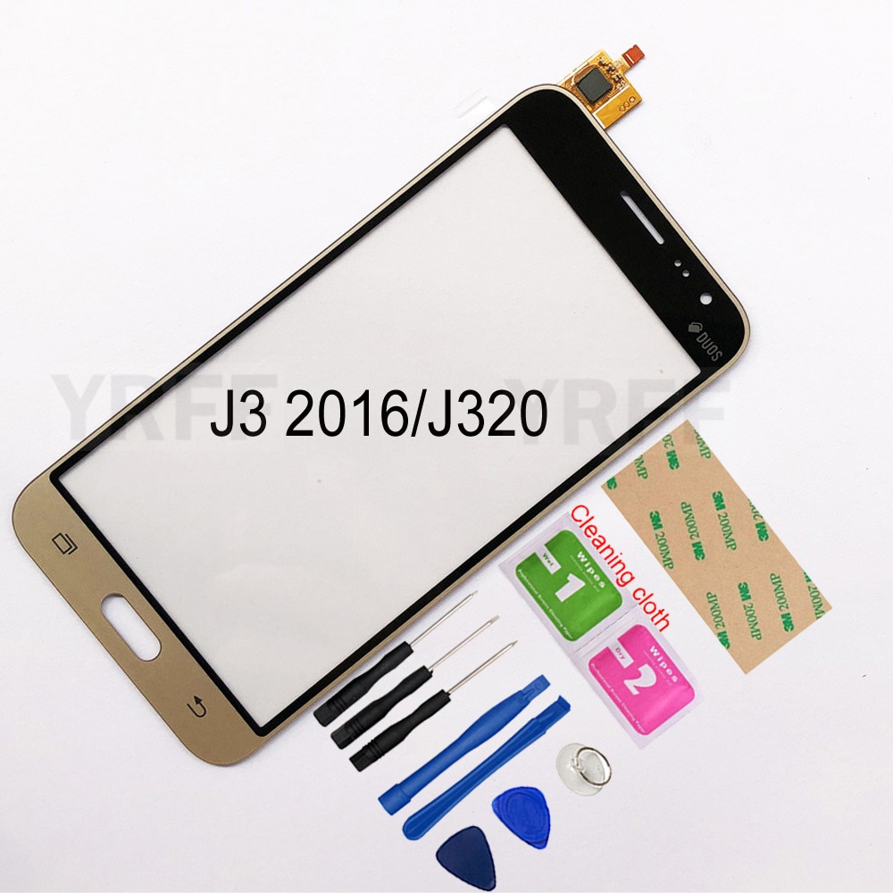 5.0 ''pour Samsung Galaxy J3 J320 J320F J320H J320M J320FN écran tactile numériseur capteur tactile verre lentille panneau