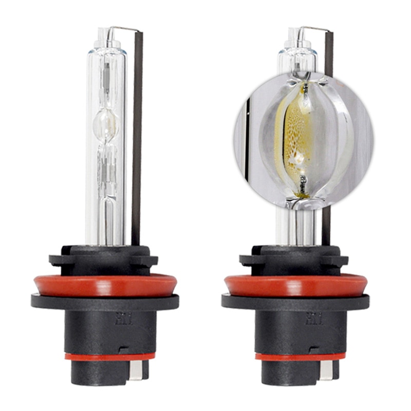 Fjernlys hid bi-xenon pærer  h11 h1 h3 h7 9005 9006 pære led forlygter hid kit