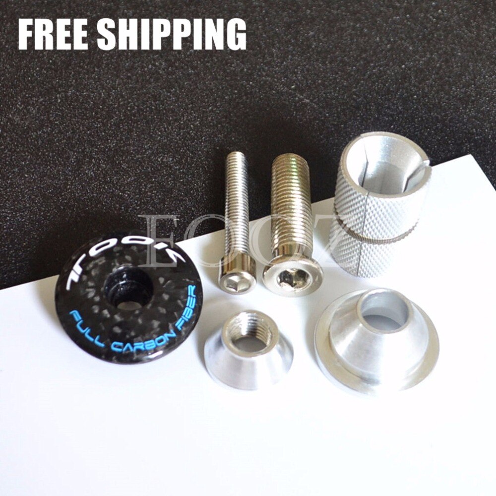 Fiets Headset Expander Plug Compressor Stem Top Cap 28.6mm (1 1/8 ") voor Carbon Vork Carbon Headset Stuurpen Top Cap