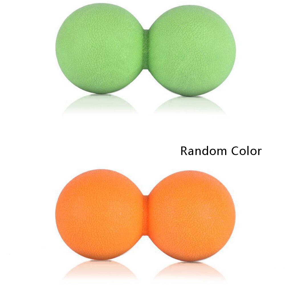 Peanut Massage Ball Double Lacrosse Mobility Ball for Physical Therapy 6.4cm