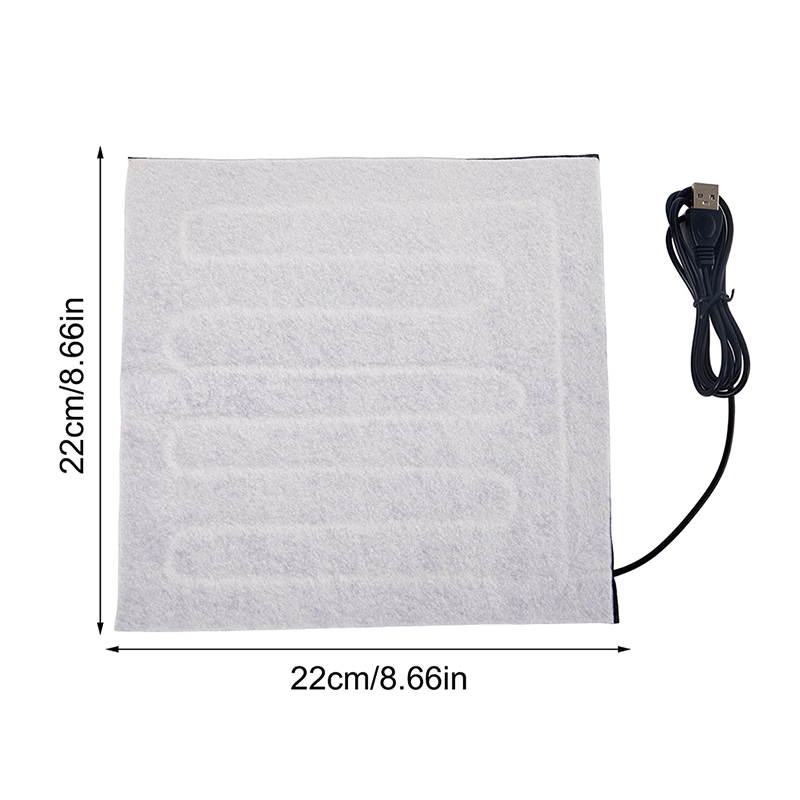 5V Usb Pet Warmer Verwarming Pad Elektrische Verwarming Pad Winter Warm Tapijt Carbon Fiber Verwarming Pad Handwarmer