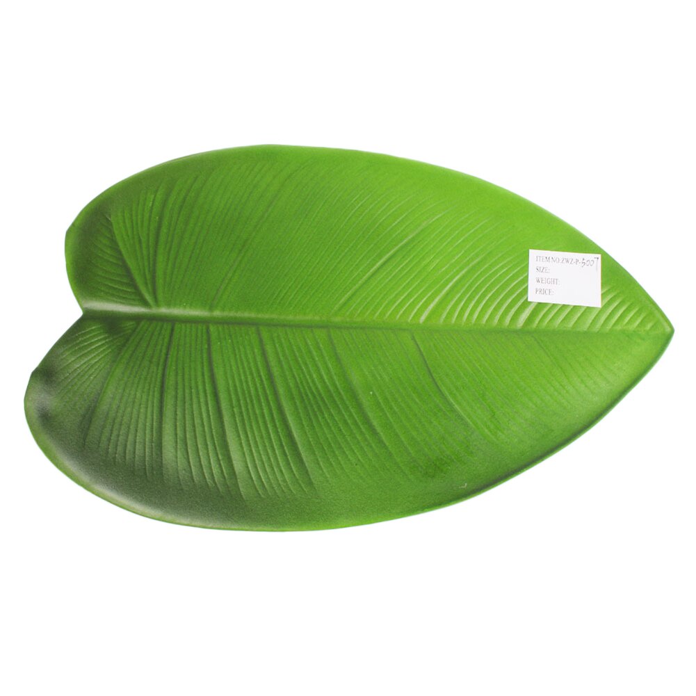 Artificial Plant Leaf EVA Waterproof Insulation Pad for Home Table Decoration SNO88