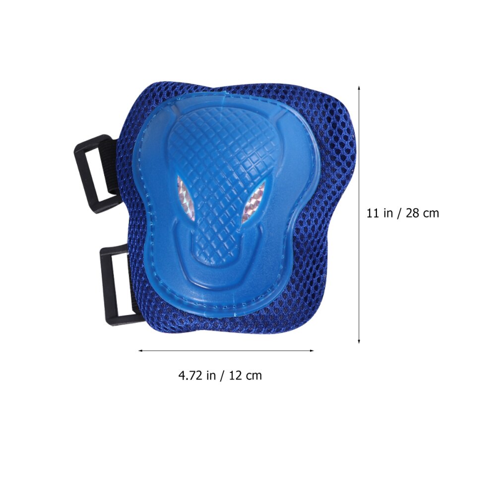 6pcs in 1 Set Adults Roller-skate Protection Gear Skiing Roller Protector Sports Protectors Kit Skateboard Bike Riding Knee Pad