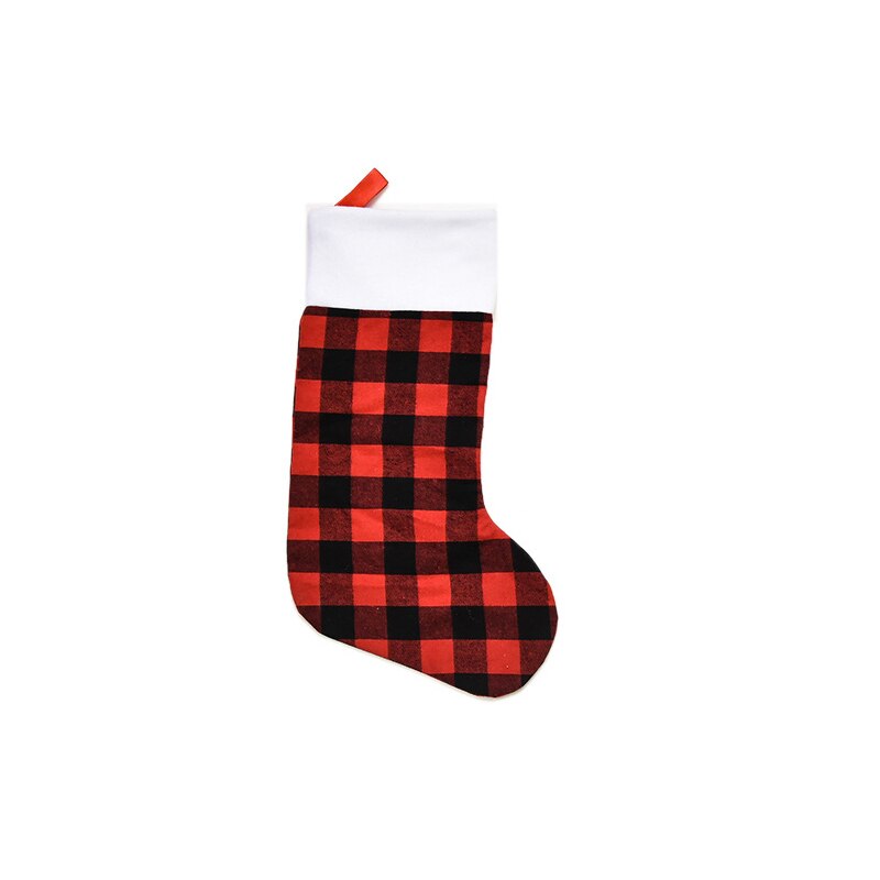 Bas HoldersLarge bas tissu chaussettes noël beau sac pour enfants cheminée arbre décoration de noël: L