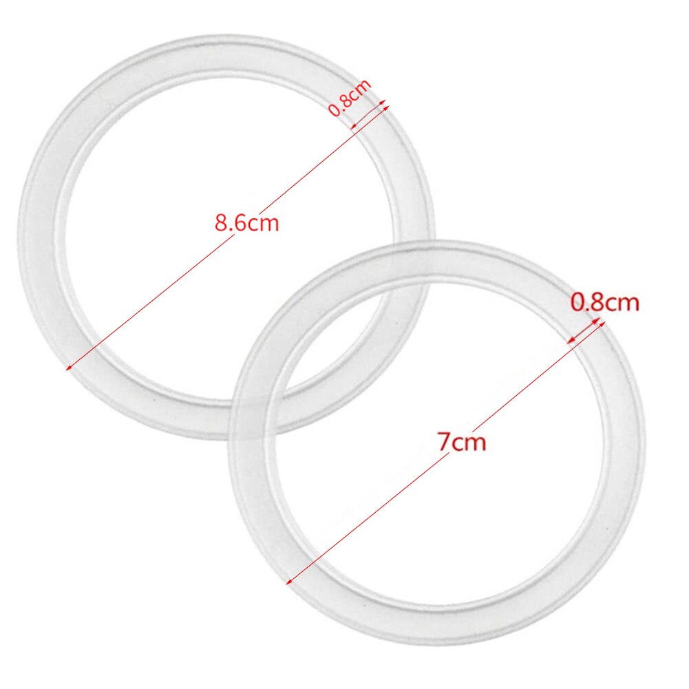 10 stücke 70mm/86mm wiederverwendbar Silikon Dichtung Dichtungen einstellen Ersatz Für Leck Beweis Mason Krug Deckel Lagerung abdeckung