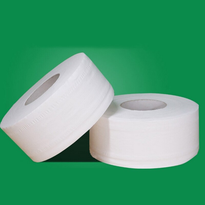 4-Ply Toilet Paper - Commercial Jumbo Roll Toilet Paper Per Roll, 2 Rolls