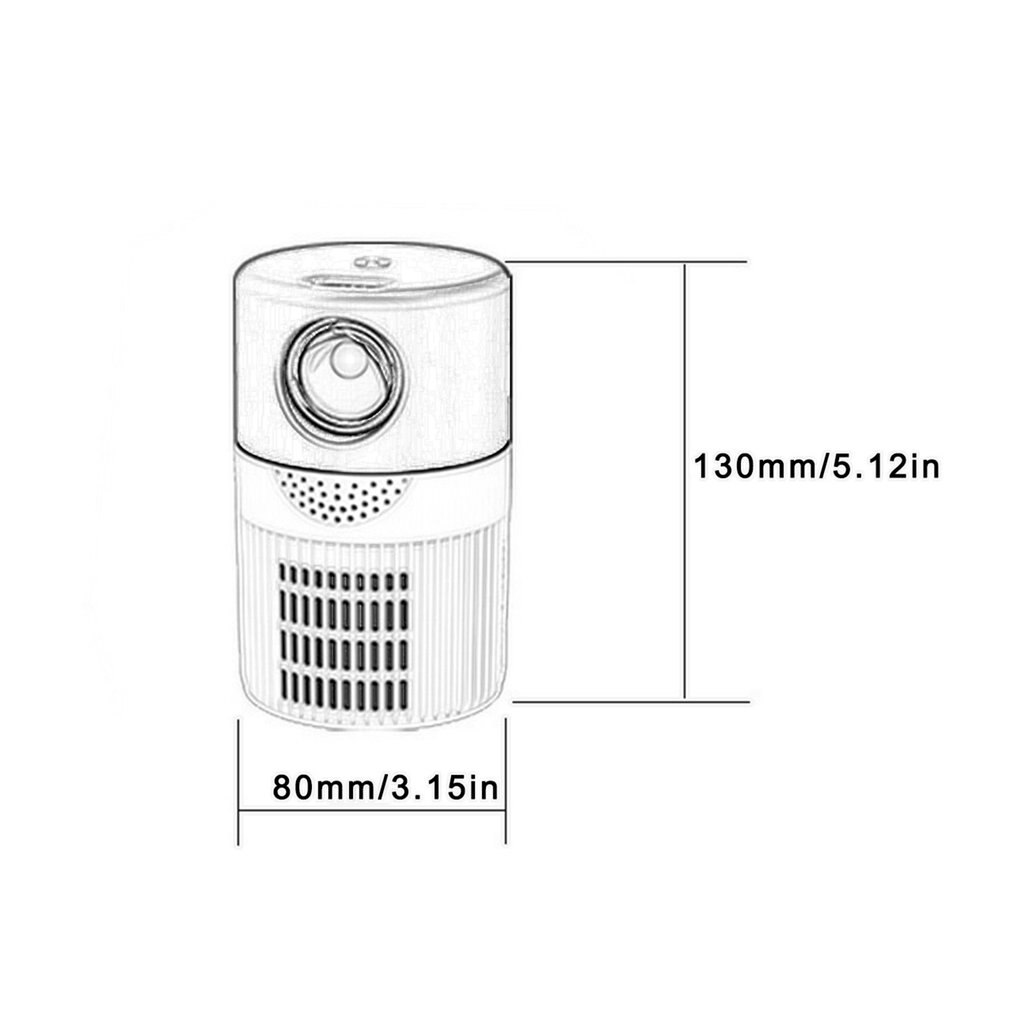 1080P Wifi Beamer Video Voor Home Theater Video Led Projector Decodering Mini Draagbare Beamer Voor Home Theater Cinema Mobiele