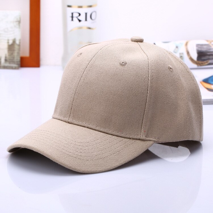 Black Cap Solid Color Baseball Cap Snapback Caps Casquette Hats Fitted Casual Gorras Hip Hop Dad Hats For Men Women Unisex: khaki