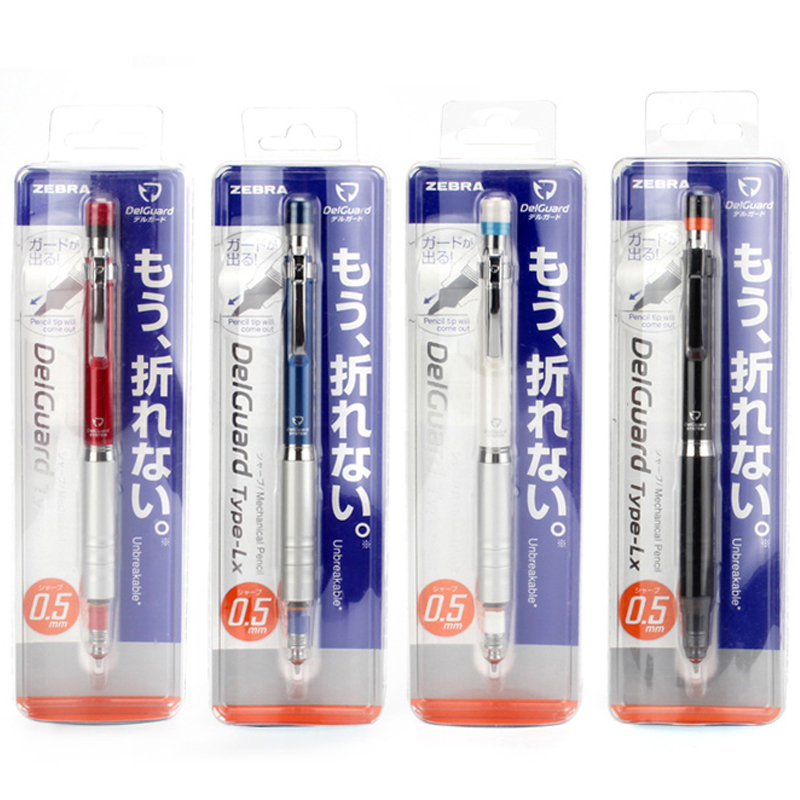 1pcs Japan ZEBRA mechanical pencil DelGuard P-MA86 Activity pencil 0.3/0.5mm metal rod Low center of gravity Prevent lead break