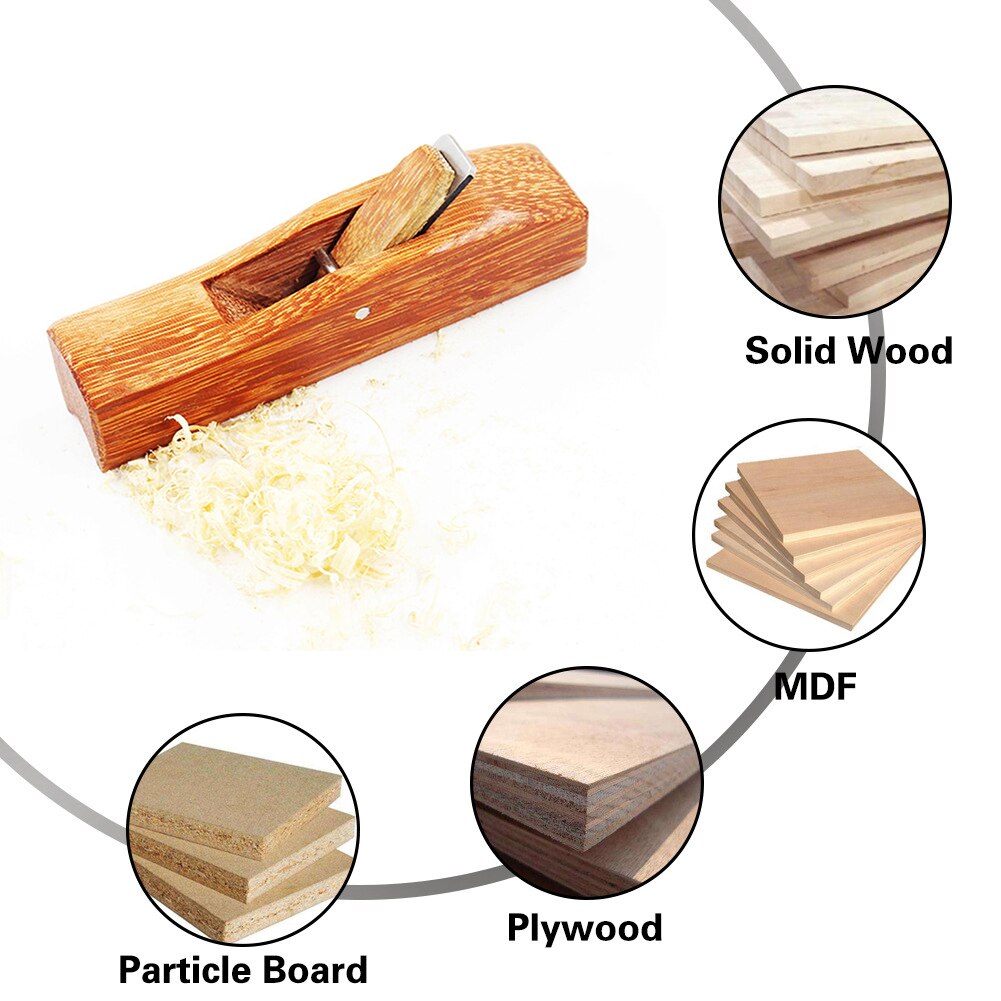 Woodworking Cutting Edged Plane Blade Mahogany Planer Manual Trimming Planers Carpenter Manual Woodworking Tools