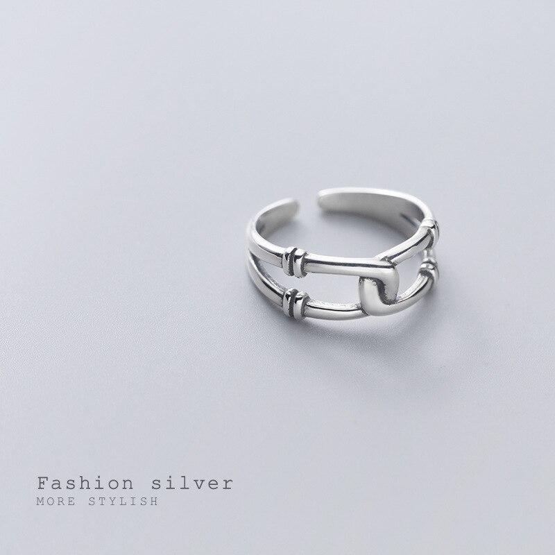 Luxe Creatieve Stijl Boho Cross Kettingen Ringen Voor Vrouwen Verstelbare Ring Charm Sieraden