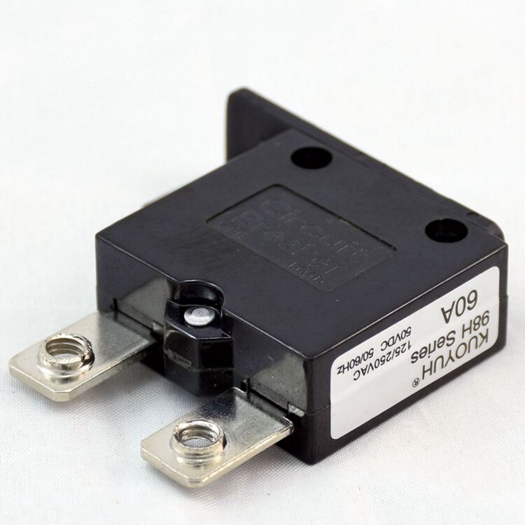 2PCS KUOYUH 60A automaic circuit breaker power wheelchair mobility scooter circuit breaker reset switch