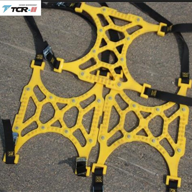 1x TPU de nieve de plástico de las cadenas de púas para neumáticos de coche Universal de neumáticos de invierno seguridad vial de las cadenas de nieve escalada barro suelo antideslizante
